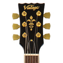 Vintage V100M Mini Double Coil ReIssued Electric Guitar ~ Gun Hill Blue