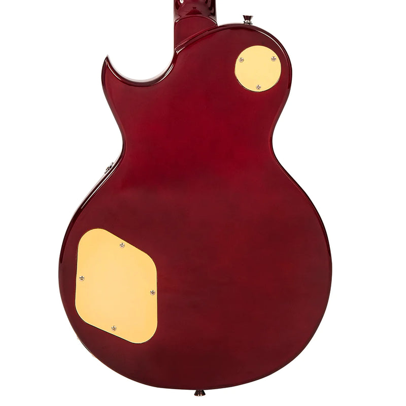 Vintage V10 Coaster Series Electric Guitar Pack ~ Wine Red