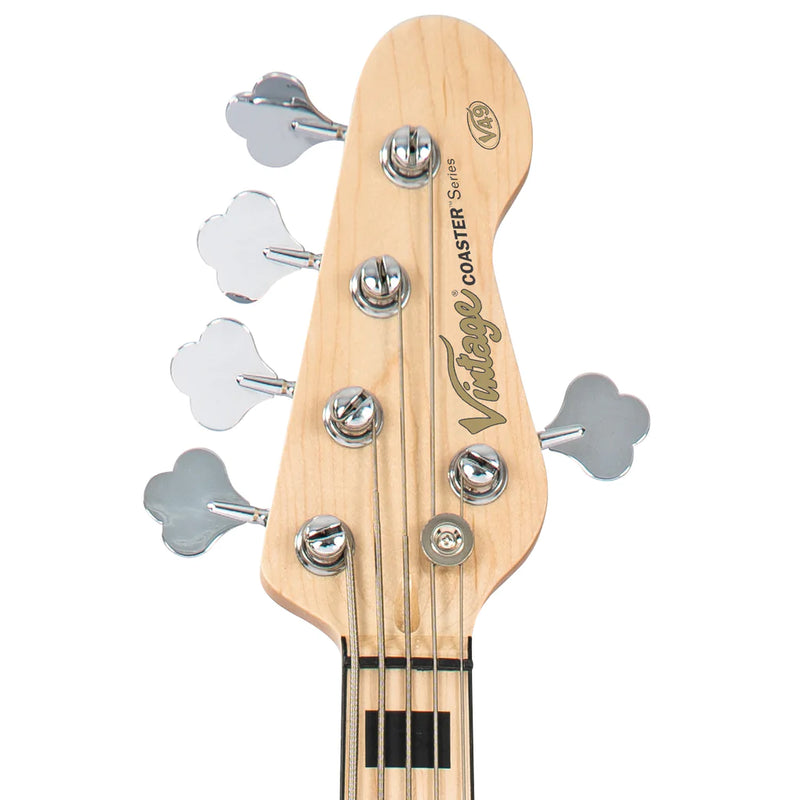 Vintage V495 Coaster Series 5-String Bass Guitar Pack ~ 3 Tone Sunburst