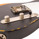 Vintage V62 Icon Electric Guitar ~ Distressed Black