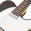 Vintage V62 Icon Electric Guitar ~ Distressed Black