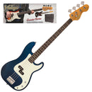 Vintage V40 Coaster Series Bass Guitar Pack ~ Candy Apple Blue
