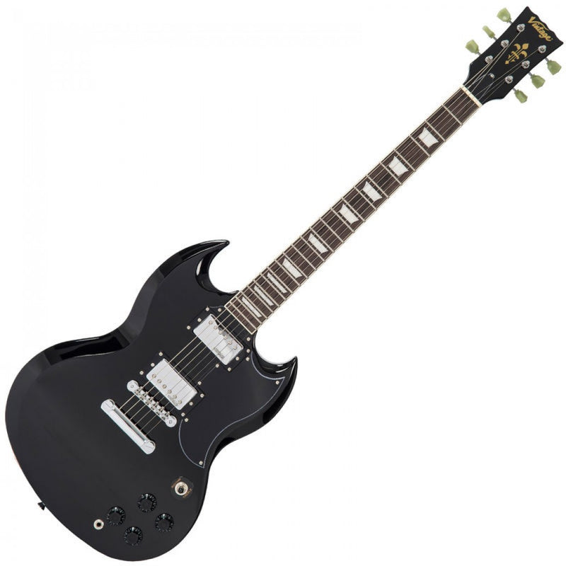 Vintage VS6 Reissued Electric Guitar ~ Gloss Black