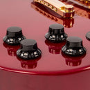 Vintage VS6 Reissued Electric Guitar ~ Cherry Red/Gold Hardware