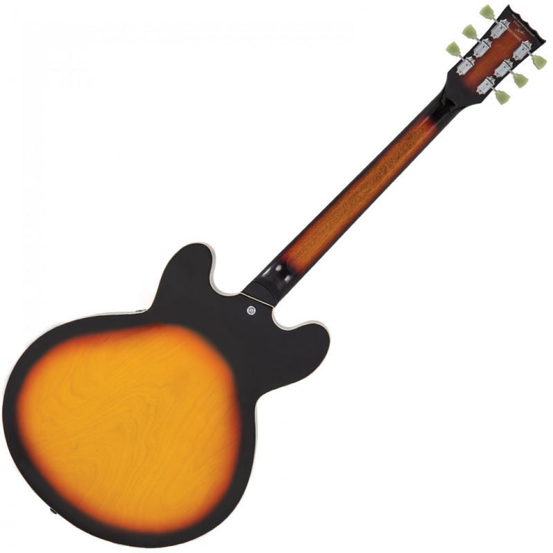 Vintage VSA500 Reissued Semi Acoustic Guitar ~ Sunburst