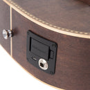 Vintage 'VIATOR' Paul Brett Electro-Acoustic Travel Guitar ~ Antiqued