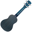 Laka Acoustic Ukulele & Bag ~ Soprano ~ Midnight Blue