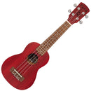 Laka Acoustic Ukulele & Bag ~ Soprano ~ Red