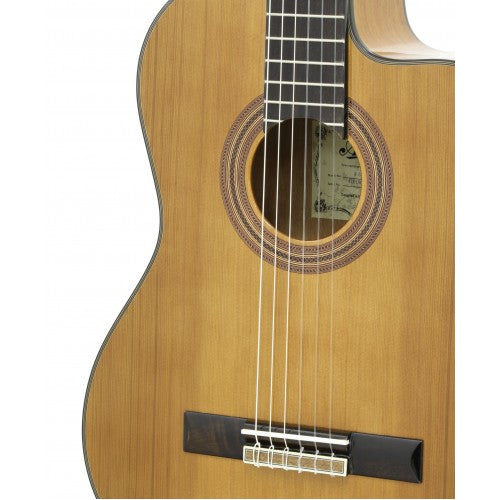 Aria Electro-Classical Guitar - A 35 CE - Natural Cedar