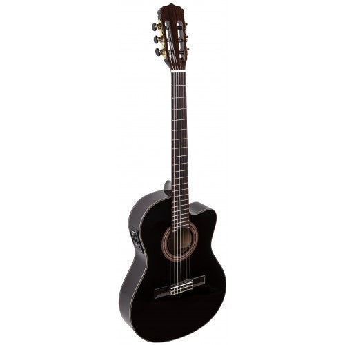 Aria Electro-Classical Guitar - A 48 CE - See-thtough Black