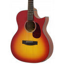 Aria Electro-Acoustic Guitar - ARIA 101CE - Matte Cherry Sunburst