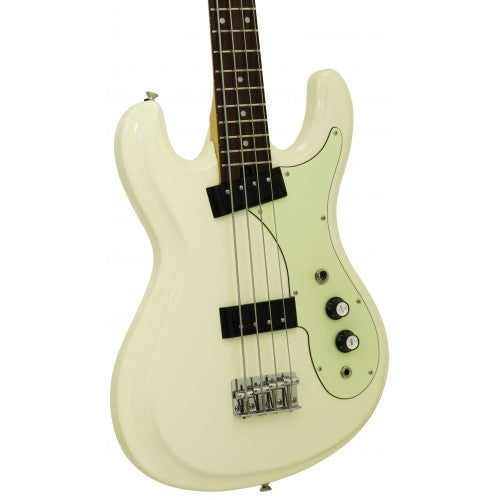 Aria Bass Guitar - DMB 206 - Vintage White