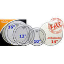 Pro Pack (10", 12", 16" Pinstripe clear + free 14" Ambassador coated)