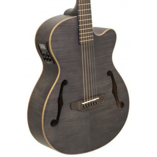 Aria Electro-Acoustic Guitar - FET F2 - Stained Black