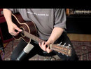 Vintage 'VIATOR' Paul Brett Electro-Acoustic Travel Guitar ~ Antiqued