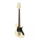 Aria Bass Guitar - JET B - See-Through Vintage White