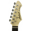 Aria Electric Guitar - JET B-Tone - See-Through Vintage White