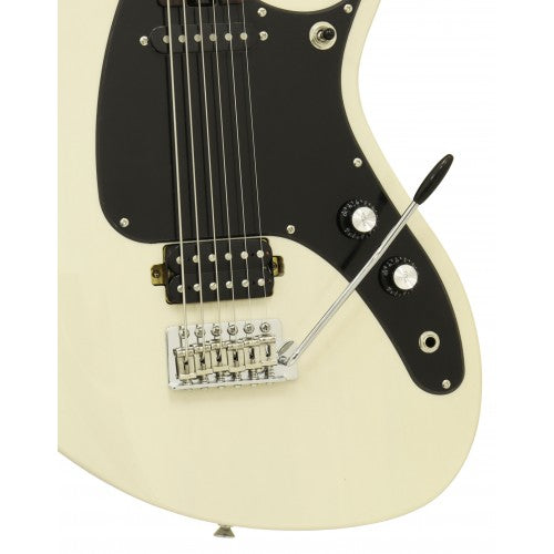 Aria Electric Guitar - JET B-Tone - See-Through Vintage White