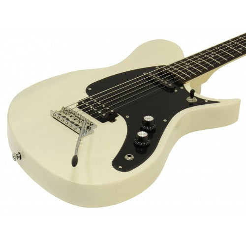 Aria Electric Guitar - JET B-Tone - See-Through Vintage White