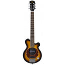 Aria Electric Guitar - PGG 200 Portable Guitar - Brown Sunburst