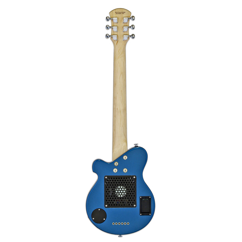 Aria Electric Guitar - PGG 200 Portable Guitar - Metallic Blue