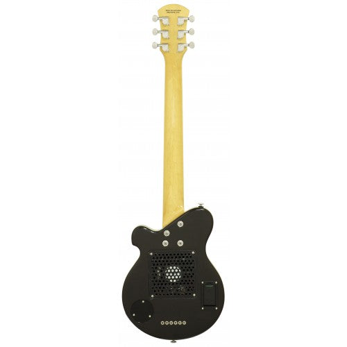 Aria Electric Guitar - PGG 200PL Portable Guitar - Black Paisley