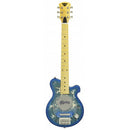 Aria Electric Guitar - PGG 200PL Portable Guitar - Blue Paisley