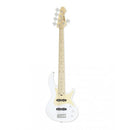 Aria Bass Guitar - RSB 618/5 - White