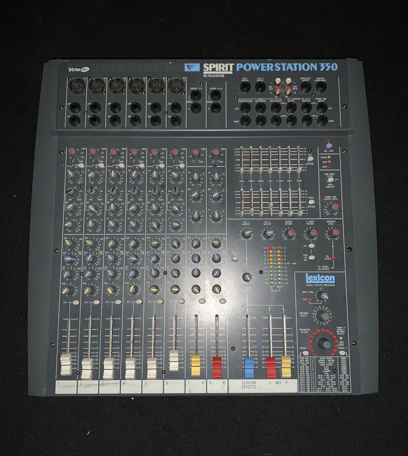 Professional Audio SOUNDCRAFT SPIRIT Power station 350 Active Powered Mixer