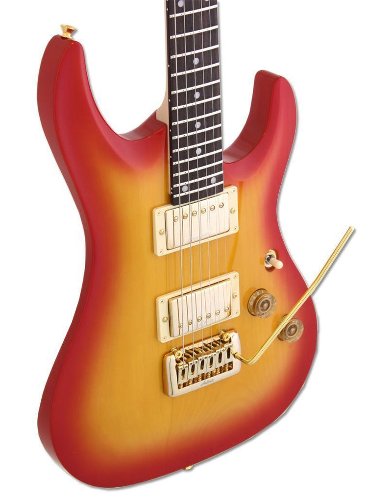 Aria Electric Guitar - MAC-ONE CS - Cherry Sunburst (Made in Japan)