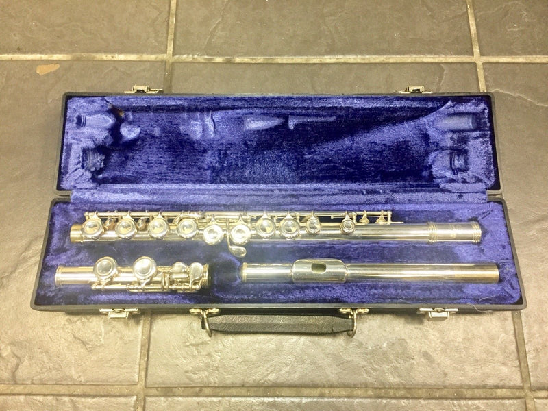 Elkhart Emerson Silver Plated Flute Indiana USA