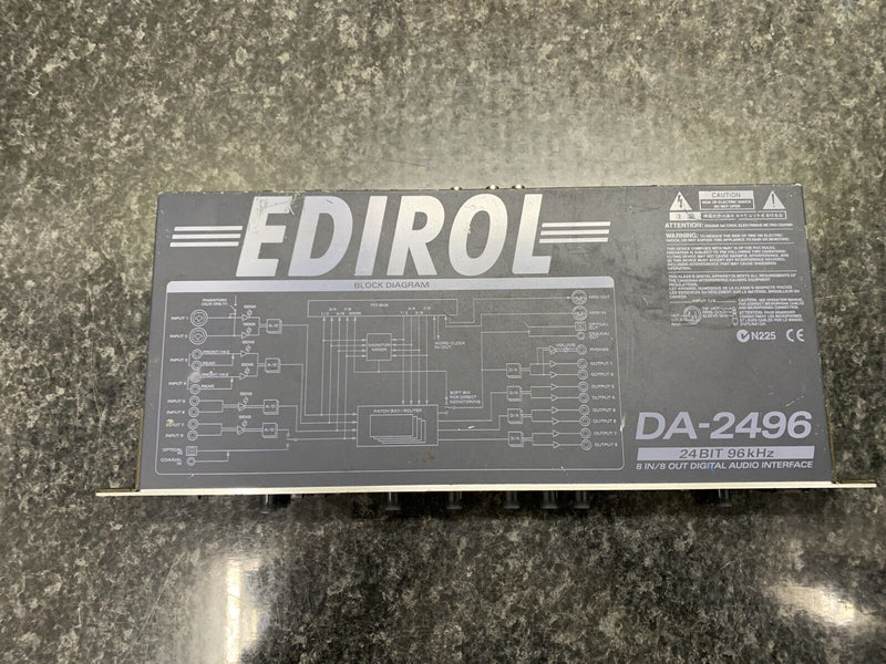 EDIROL DA-2496 8in/8out Digital Audio Interface Roland