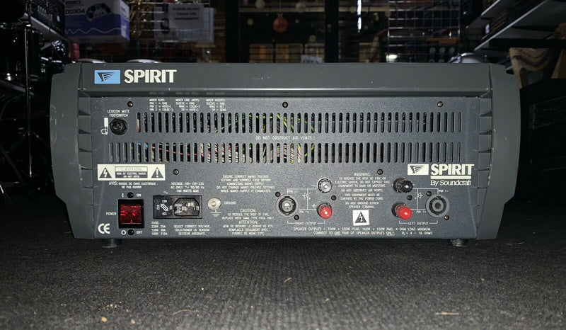 Professional Audio SOUNDCRAFT SPIRIT Power station 350 Active Powered Mixer