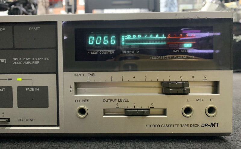 Vintage 1980’s Denon DR-M1 Tape Deck Cassette Recorder