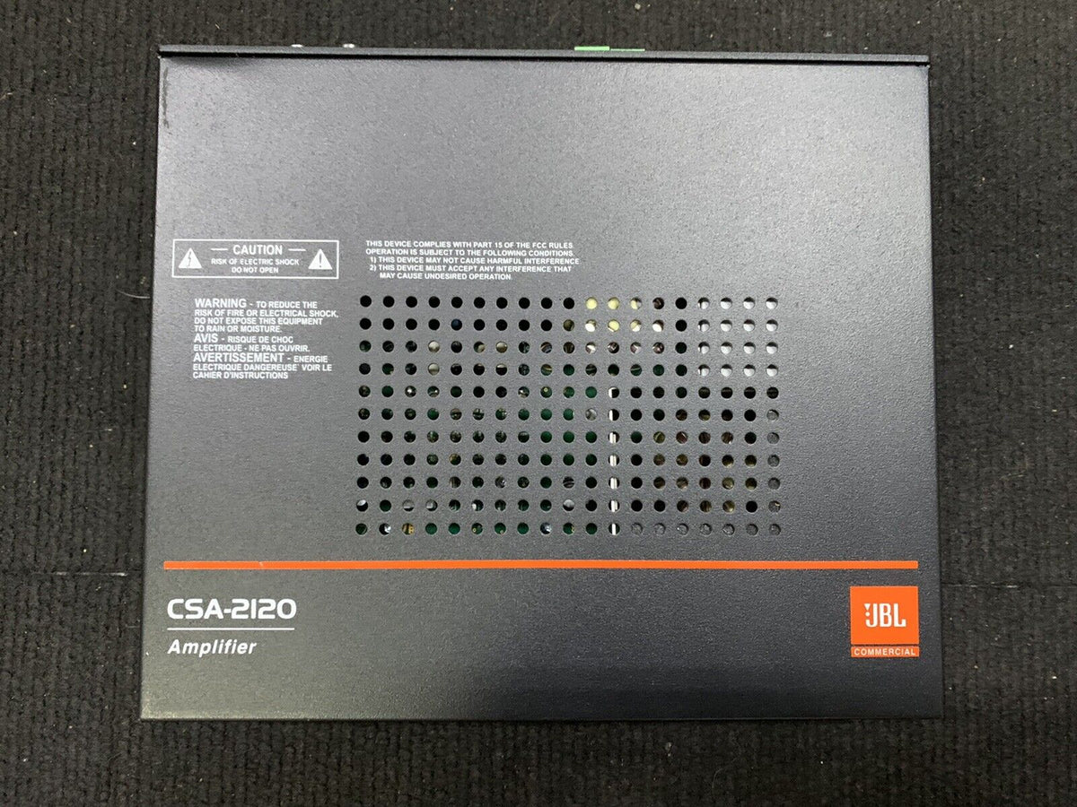 JBL CSA-2120 Amplicificatore 2 Channels 120W Commercial Amp JBL CSA-2120 Amplicificatore 2 Channels 120W Commercial Amp