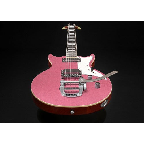 Aria Electric Guitar - 212 MK2 Bowery - Cadillac Pink